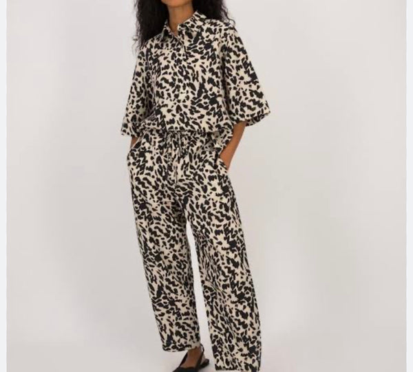 Poetry Leopard print Drawstring PANTS - Size 12 (Retail R1500)