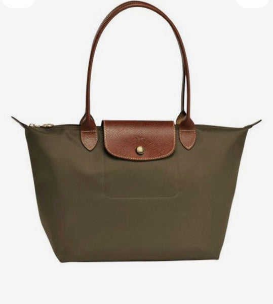 Longchamp Brand New Le Pliage (Large) Hobo Bag - Forest Green
