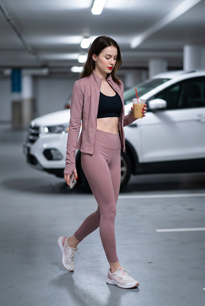 H&M Brand New Dusty Pink 2 Piece SET - Size Large