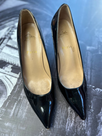 Ladies Patent Leather Heels - Size 6