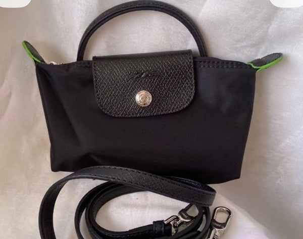 Longchamp LePliage Brand New Pouch Mini Bag (Black)