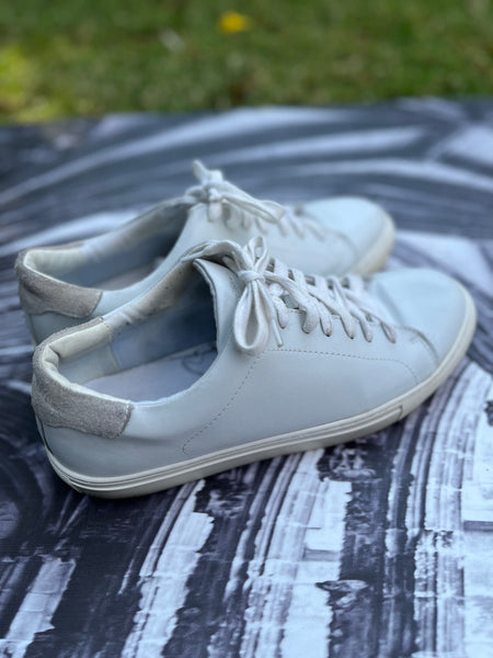 Country Road Genuine Leather White Sneakers - Size 8/42