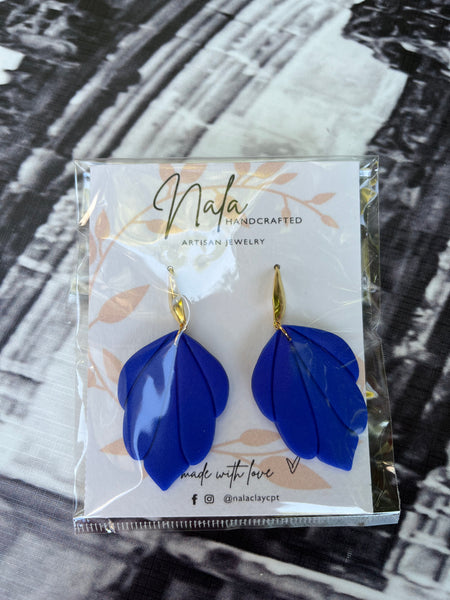 Nala Handcrafted Clay Earrings - Various colours in dropdown