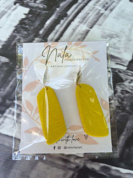 Nala Handcrafted Clay Earrings - Various colours in dropdown